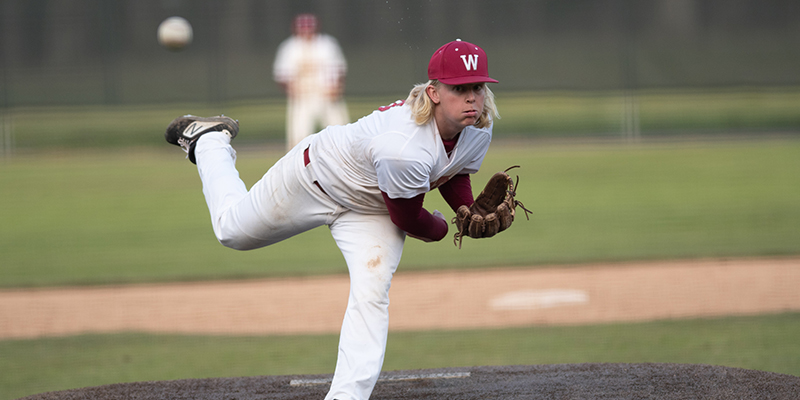 Layton Wagner throws a pitch for the Bearcats.