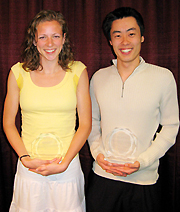 Dean and Otawa Win Booth Award, May Earns Williams Award, at WU Athletic Awards Night