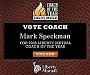 Vote for Mark Speckman for Liberty Mutual Coach of the Year