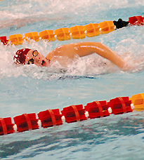 Willamette Competes at First Day of NWC Swimming Championships