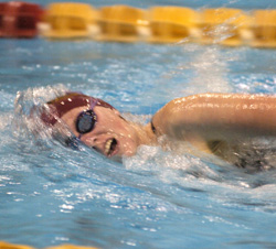 Ballinger Finishes Seventh in 200 Freestyle at NWC Championships