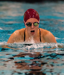 Parkinson Finishes Eighth in Women's 100 Breaststroke at NWC Championships