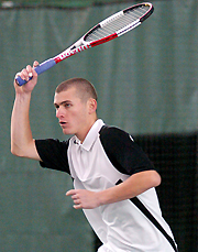 MacMillan and Paccione Rally in Singles, as Bearcats Defeat Linfield, 5-4