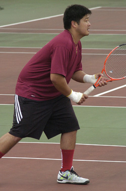 Boxers Defeat Bearcats, 5-4, in Highly Competitive Men's Tennis Match