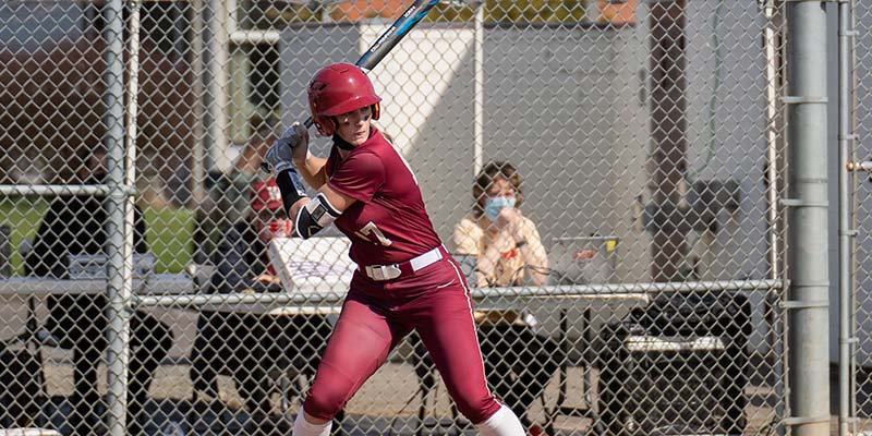 Marykate DeLuca is ready to bat for Willamette.