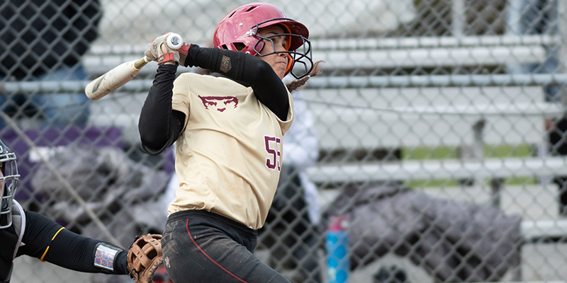 Brianna Majors bats for Willamette.