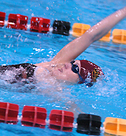 Schulze Completes Outstanding NWC Meet with Third Place Finish in 200 Backstroke