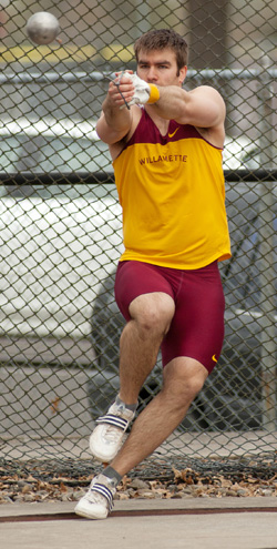 Collins Improves Provisional Qualifying Throw in Hammer at West Coast Invitational