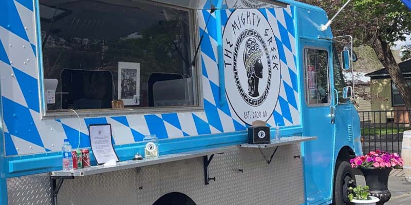 The Mighty Greek food truck