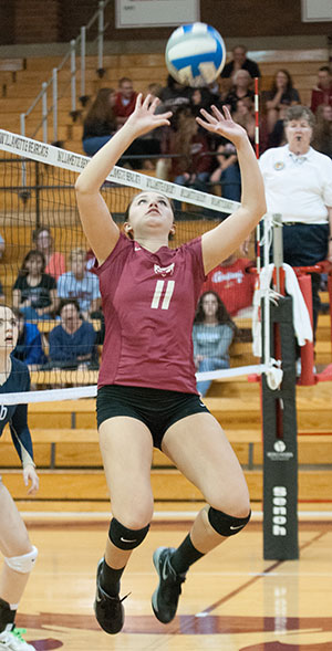 Bearcats Rebound With Four Set Win Over Whitman Inside Cone Field House