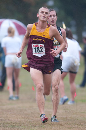 Willamette Men Win NWC Championship Led by Bennett's Individual Title