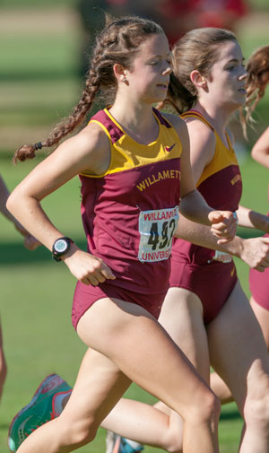 Willamette Women's Cross Country team Enters Championships Ranked #9
