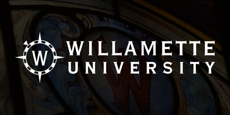 Willamette University text with compass logo.