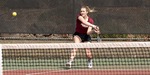 Thompson and de Crinis Battle at #2 Doubles against GFU on Senior Day