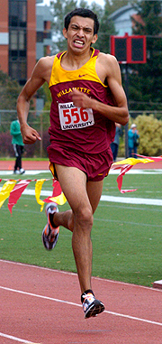 Castillo Named NWC Student-Athlete of the Week for Third Time in 2010